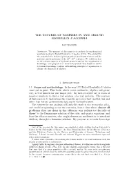 The Natures of Numbers in and Around Bombelli's L