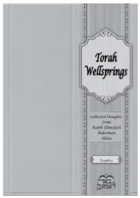 Torah Wellsprings A4.Indd