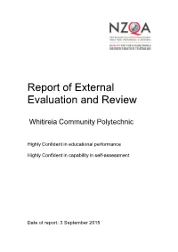 Whitireia Community Polytechnic