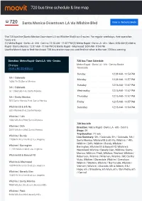 720 Bus Time Schedule & Line Route