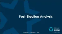 Post-Election Analysis