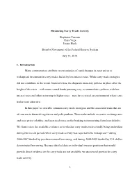 Measuring Carry Trade Activity