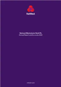 National Westminster Bank Plc Annual Report and Accounts 2020