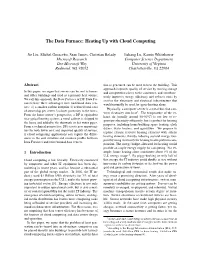 The Data Furnace: Heating up with Cloud Computing