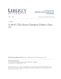 The Liberty Champion, Volume 5, Issue 11)