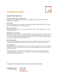 Why Hire an Architect