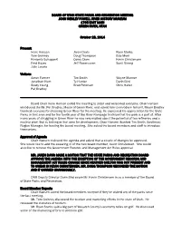 Board of Utah State Parks and Recration Meeting