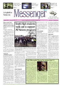 South High Students Walk out to Support All Nations Program