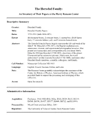 Convert Finding Aid To