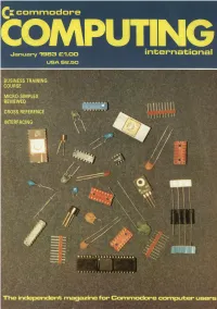 F L Com M Odore January 1983 £I.Aa Infcepnational