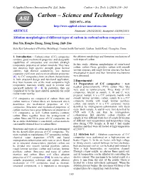 Carbon – Science and Technology