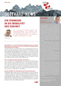 Ein Fernrohr in Die Mobilität Der Zukunft, Gotthard News 2016 D