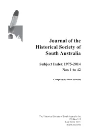 JHSSA Index 2014
