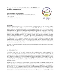 Long-Period Ground Motion Simulation for NTF Fault Scenario