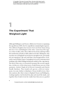 No Shadow of a Doubt: the 1919 Eclipse That Confirmed Einstein's