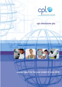 Cpl Resources Plc