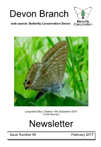 Devon Branch Newsletter