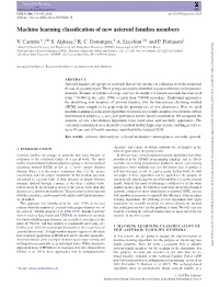 Machine Learning Classification of New Asteroid Families Members
