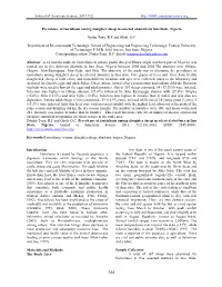 Prevalence of Fascioliasis Among Slaughter Sheep in Selected Abattoirs in Imo State, Nigeria