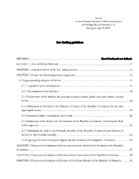 Law Drafting Guidelines (As of 2012)