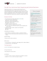 Periodic Fever Syndromes Panel, Sequencing and Deletion/Duplication