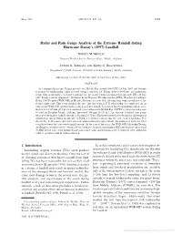 Radar and Rain Gauge Analysis of the Extreme Rainfall During Hurricane Danny’S (1997) Landfall