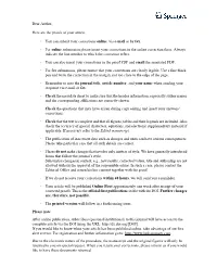 Dear Author, Here Are the Proofs of Your Article. • You Can Submit Your Corrections Online, Via E-Mail Or by Fax. • for On