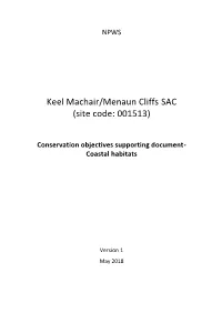 Keel Machair/Menaun Cliffs SAC (Site Code: 001513)