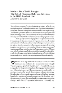 While It Is Often Argued That the Mass Media Are a Force For