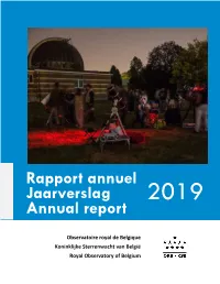 Rapport Annuel Jaarverslag Annual Report