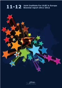 Joint Institute for VLBI in Europe Biennial Report 2011-2012