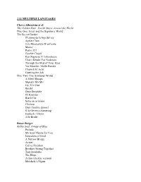 2.11 MULTIPLE LANGUAGES Chava Alberstein Et Al the Hidden Gate