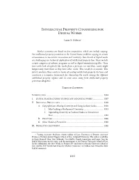 Intellectual Property Channeling for Digital Works
