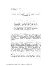 The Minkowski Question Mark Function: Explicit Series for the Dyadic Period Function and Moments