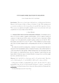COUNTABLE BOREL EQUIVALENCE RELATIONS Introduction. These
