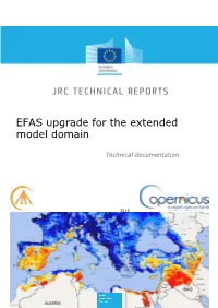 EFAS Upgrade for the Extended Model Domain