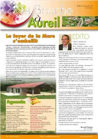 Le Foyer De La Mare S'embellit Agenda
