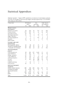 Statistical Appendices