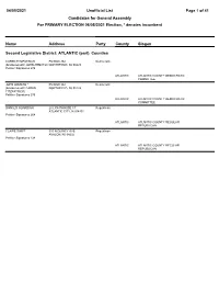 2021-Unofficial-Primary-Candidates