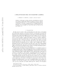 A Zeta Function for Multicomplex Algebra