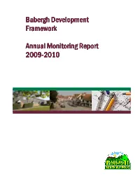 Babergh Development Framework Framework Annual Monitoring