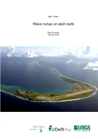 Wave Runup on Atoll Reefs