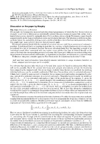 Discussion on the Paper by Murphy 355 Directed Acyclic Graphs