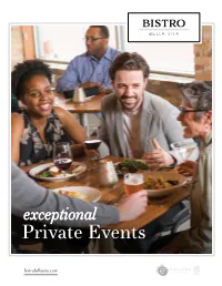 Private Events