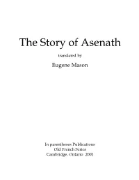 The Story of Asenath