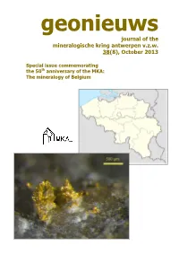 A List of Belgian Fluorescent Minerals – from Concept to Implementation