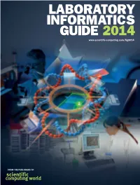 Laboratory Informatics Guide 2014
