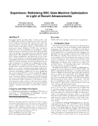 Rethinking RRC State Machine Optimization in Light of Recent Advancements