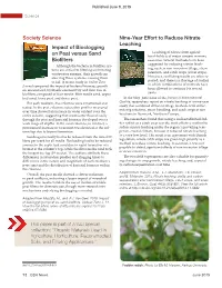 Society Science Impact of Bioclogging on Peat Versus Sand Biofilters Nine