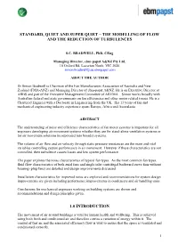 The Modelling of Flow and the Reduction of Turbulences